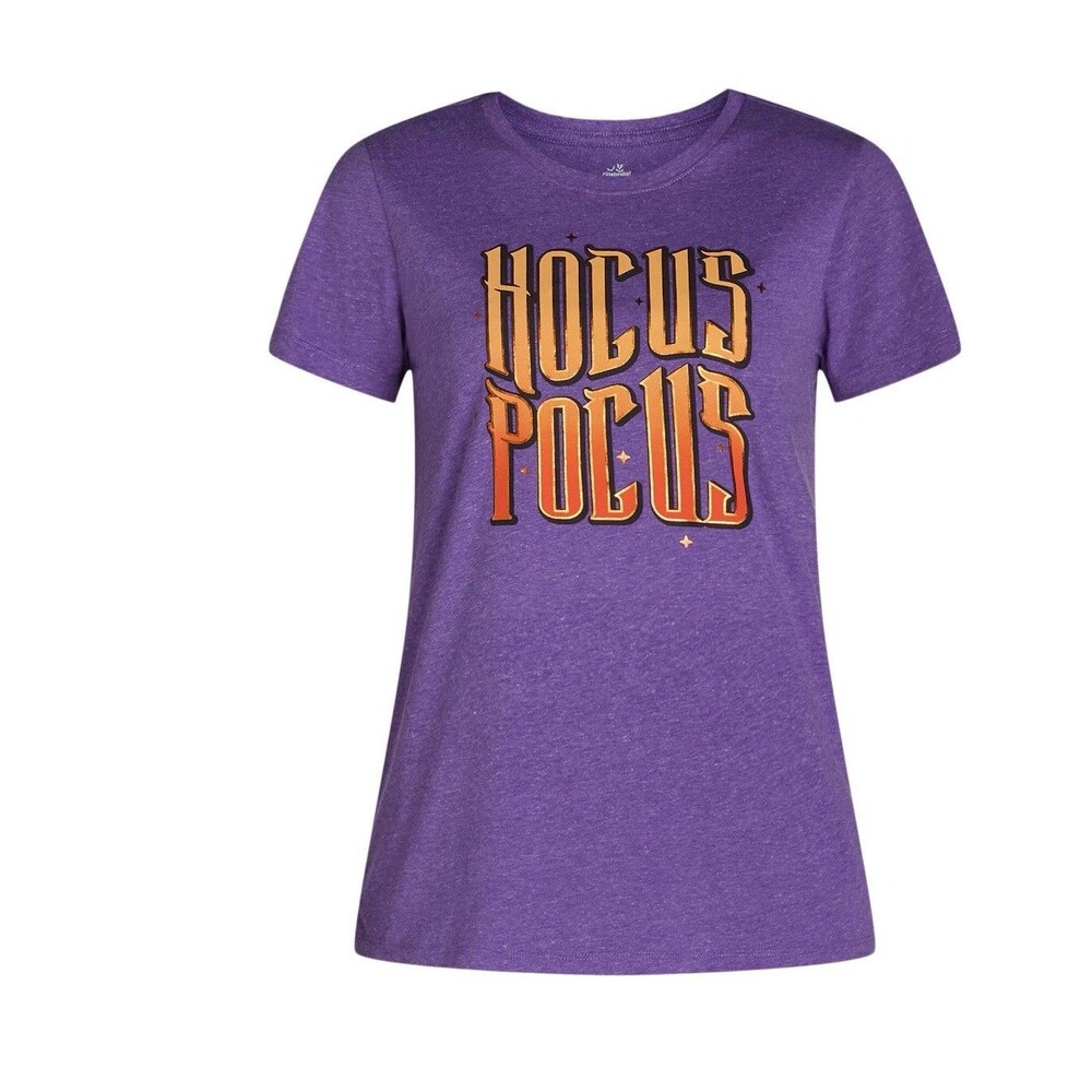Celebrate Halloween Hocus Pocus Orange And Purple T Shirt M 8-10 New With Tags